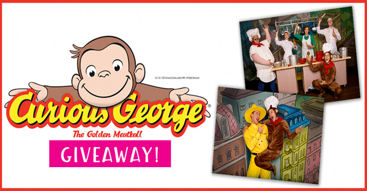 Giveaway: Win a Family 4-Pack of Tickets to Curious George Live